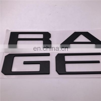 Custom Plastic Letter Car Body Sticker Rear Tail Emblem Badge