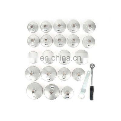 23 Pcs / Set Aluminium Type Garage Socket Car Oil Filter Repair Maintenance Kit photo-2