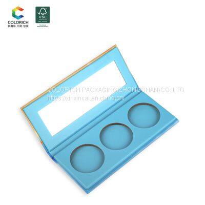 Eyeshadow Palette Vegan Custom Neutral Empty Cardboard 26MM Combination Palette Makeup Packaging Eyeshadow Palette Brown Eyes photo-4