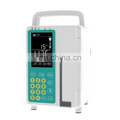 CE approved good quality portable LCD screen chemotherapy Peristaltic iv medical infusion pump for hospital