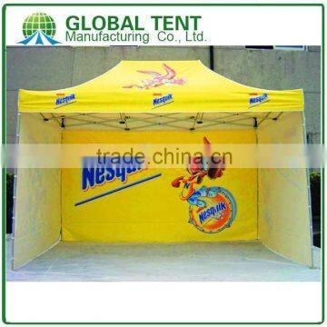 Custom Print Aluminum Pop Up Marquee Tent Frame 3x4.5m ( 10ft X 15 ft), with 3 full walls