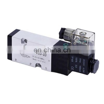 4M210-08 Series Plate Installation Single Coil Electric Electromagnetic Flow Control Gas Solenoid Valve For DC 24V