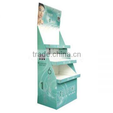 Custom design cardboard display racks for fabrics