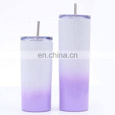 20oz Double Walled Steel Slim Tumbler Wholesale With Lid