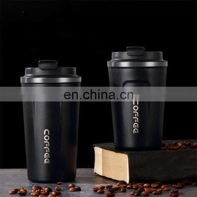 Metal Drinkware 304 Stainless Steel Double Wall Coffee Mugs Custom LOGO Vacuum Insulated Thermal Coffee Travel Mug Cups