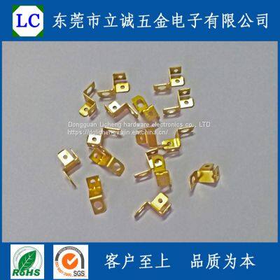 Hot selling brass terminals, relay contact copper terminals, Brass conductive shrapnel,Metal stamping parts.