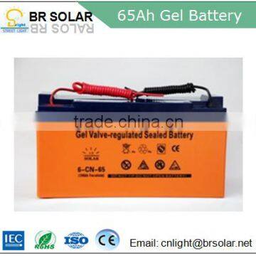 65AH CE IEC ROHS FCC Certification Approved Solar Battery Charger
