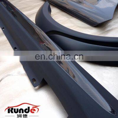 RD Perfect Fitment BS Style FRP And CF Material Auto Car Full Wide Body Kit For MERCEDES BENZ W204 C63 Coupe Body Kit photo-4