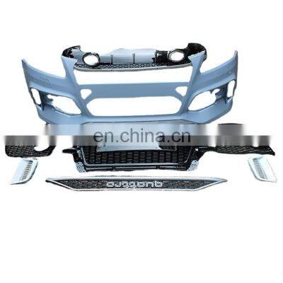 Runde Car Parts PP Material Auto Body Kit include front bumper grille rear lip For Audi Q5 Upgrade to RS Q5 Style body kit