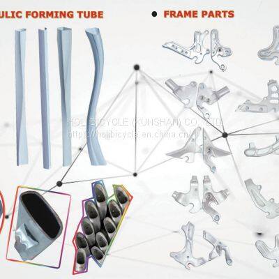 Aluminium Alloy CKD Frame Tube and Parts Bicycle Frame Tube photo-2