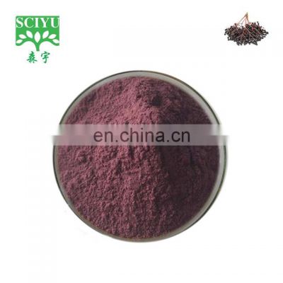 Top sales! 25% anthocyanins,10:1 black elderberry extract powder