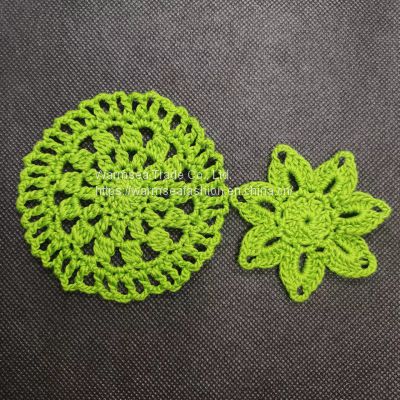 Handcraft garment accessories handmade cotton appliques