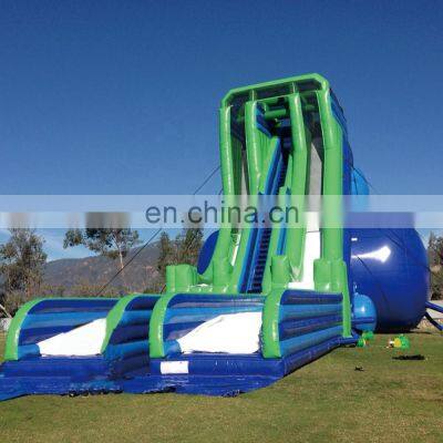 Inflatable Slide Commercial Giants Adults Inflatable Pool Skys Dry Water Slides China For Festivals photo-2