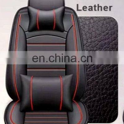 HFTM Chinese Factory Price Directly Sale SUV Black Pink Red Brown Begge Blue Black Fashion Yellow Leather Durable Seat Cover photo-2