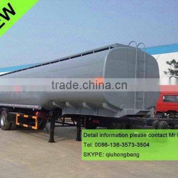 China carbon steel 40000-60000L 3 axles chemical liquid semi-trailer 0086-13635733504