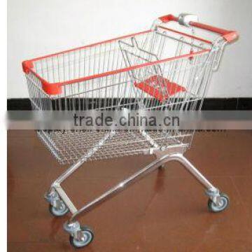 125L shopping trolley cart used in retail store