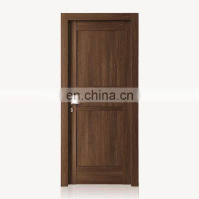 Luxury 2 panel high end conommercail door simple flush apartments modern solid wood core bedroom wooden interior door