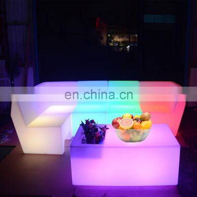 Manufacturer Price CE ROHS Passed Led Sofa Tables and Bar Chairs Used Nightclub Rgb Led Cube Furniture Sale Bar Tables photo-3