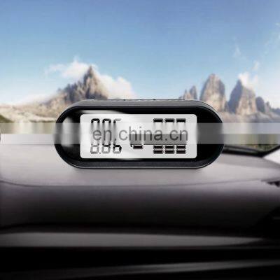 Promata Easy to Pair and Delete Sensor With Display TPMS Tool With Solar-powered Dark Negative LCD Display for Truck and Bus