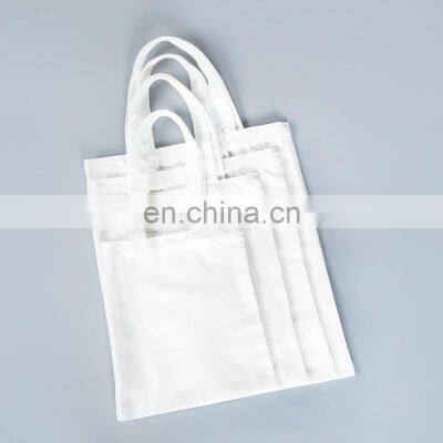 Wholesale High Quality 100% Recycled Cotton Bag Cheap 12oz Blank Custom Logo Canvas Tote Bag Promotional Plain Canvas Bag photo-3