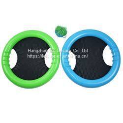 Hand Trampoline Super Disc Flying Disk Bounce Game with Rubberband Bouncy