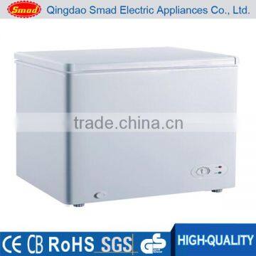 foamed single door manual defrost chest freezer with adjustable temperature