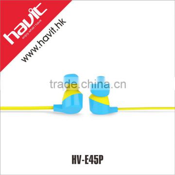 colorful earphone 3.5MM plug with microphone