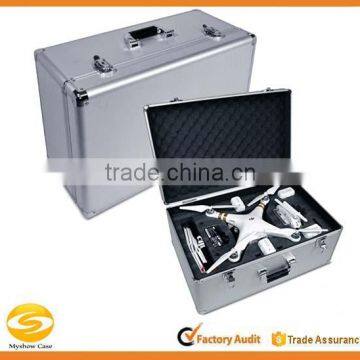 Aluminum Hard-Shell Case With Adjustable Foam for DJI Phantom 1, Phantom 2, And Phantom 3 Drones