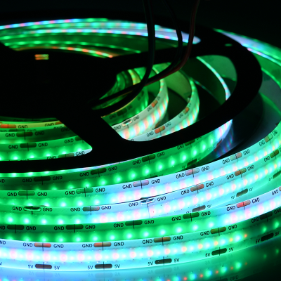 Addressable Rgb Pixel Rgb Flexible Cob Led Strip Dc5V Dreamcolor Digital Rgb pixel cob led strip lighting