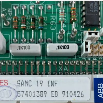 ABB SAMC 19 INF 57401389 Microprocessor Interface card