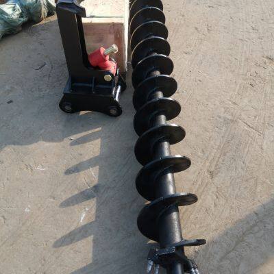 Drill Pile Excavator Skid Steer Loader Backhoe Attachment Hydraulic Eareh Auger Drill photo-5