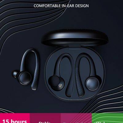 T7Pro Universal Single Headset TWS Blue Tooth V5.0 Headphone Earbuds Earphone Ear Hook photo-4