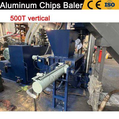 Aluminum Briquetting Press Metal Recycling Machinery Steel Chips Making Machine