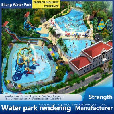 Large Parent-child Water Park Equipment Glass Steel Children's Water Slide Outdoor Water House Water Village Park Design photo-4
