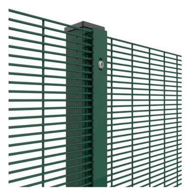На заказ порошковое покрашенное стальное защитное заборное ограждение для сада, тюремный сетчатый забор, панель высокобезопасного заборного ограждения 358, устойчивое к использованию