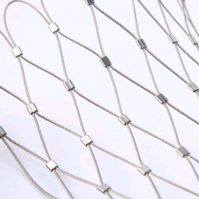 Custom Size Stainless Steel Wire Rope Fence Mesh for Architectural Decoration photo-1