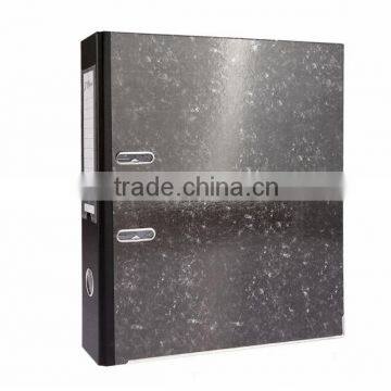 A4 PVC Lever Arch File Folder With Graphic Marble photo-2