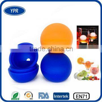new product 2016 whiskey/scotch Jumbo Fruit Spherical silicone ice ball maker