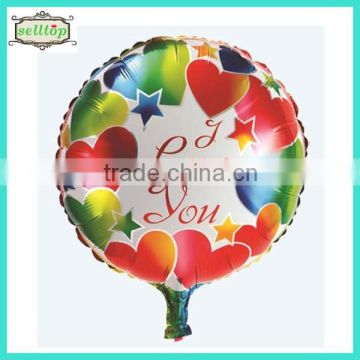 Hot sell 18" wedding foil wholesale balloons