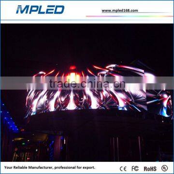 CE/RoHs led video wall black led chip screen for carnival christmas