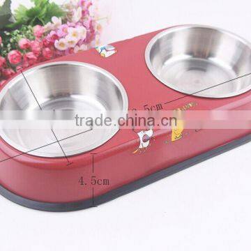 CCPB-S001 2015 New Available Colorful SS Pet bowl, dog bowl and cat bowl