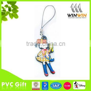 PVC mobile phone strap lanyard for cell phone MP3 MP4 IPAD