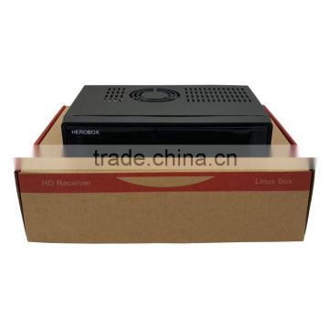 digital satellite receiver china Herobox EX2 Linux Enigma 2 OS mini full hd dvb-s2 satellite receiver