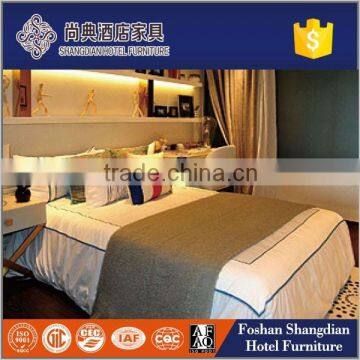 Hotel apartment room furnishings wood bed room furniture sets designs