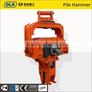 Excavator type Hydraulic vibratory pile hammer