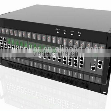 Best quality high 64 fxs port voip gateway for hotel