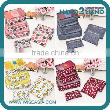 Travel 6 set Organizers Packing Cubes Luggage Organizers Travel Bag