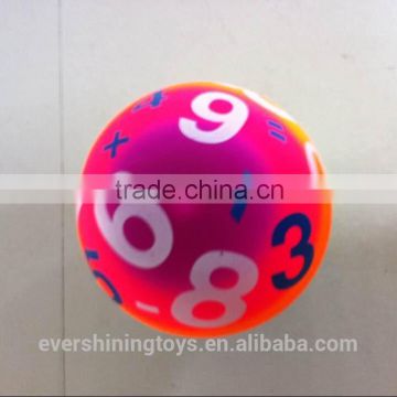 pvc rainbow beach ball/inflatable ball/kid toy