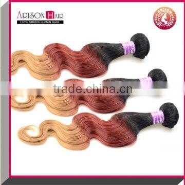 New Products Brazilian body wave ombre hair extension lace closure