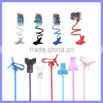 Universal 360 Rotating Bed Desktop Lazy People Retractable Pad Holder Clamp Stand for iPad Tablet PC